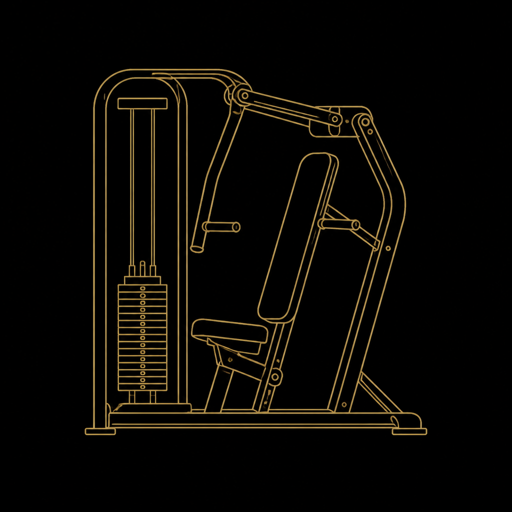 Upper Body line illustration